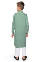 Oday Green Pathani Suit for Kids - Mashroo