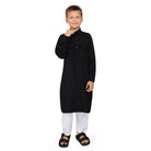 Oday Black Pathani Suit for Boys - Mashroo